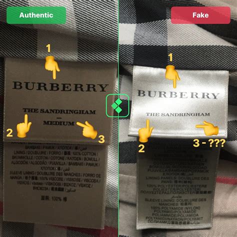 burberry clothing tag|how to authenticate Burberry.